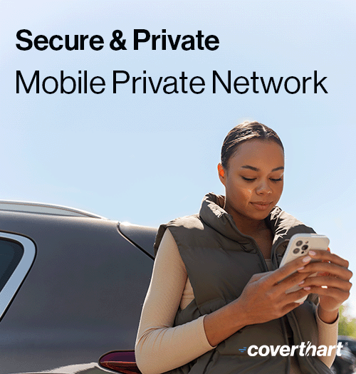 Employee connected to a 5G Mobile Private Network
